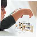 2Sets Miniature Test Tube Rack of Dollhouse Props for Mini Laboratory Decor Compact Design for Table Model and Micro Landscape Ornament