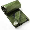 GUARD SHIELD Tarp Green 16x20 Feet Multi Purpose Waterproof Poly Tarp Cover 5mil
