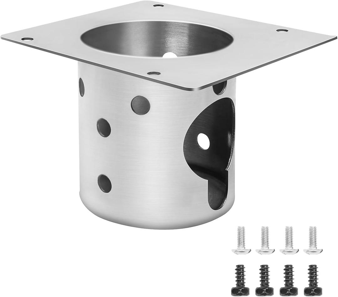 Hisencn Fire Burn Pot Replacement Parts for Pit Boss Pro 1150/1160 Pellet Grill, Firepot for Pit Boss PB1150PS2, PB1600PS1, PB1150PS3 Pellet Grill, FirePot for Pit Boss Accessories with Screws