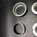 2" Cup Bottom Bracket Set,One-Piece Bottom Bracket Cup Set Bearings Included,Silver
