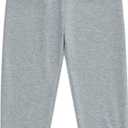 Girls Boys Sweatpants Toddler Kids Solid Drawstring Elastic Waist Joggers  160