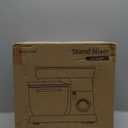 MIGECON Stand Mixer,Electric Food Mixer, Dough Hook, Flat Beater Attachments, Splash Guard 10 Speeds with Whisk, 5.26 QT Blue