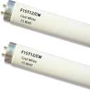 18 inch F15T12-CW 15W Cool White Fluorescent Light Bulbs,T12 Tube 1.5'' Dia, 4100K Natural Light Colour Replacement for Under Cabinet Kitchen Light (17 inch Exclude Pins)