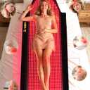 Red Light Therapy Mat Full Body 72"x33", 1436 LEDs, 660&850nm