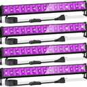 2 Pack LED 42W Black Lights, Blacklight Bars with Plug+Switch+6ft Cord, Light Up 24x24ftx4, Blacklight for Glow Party, Fluorescent Poster, Body Paint, Halloween Decorations, Bedroom, Stage
