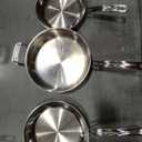 Cuisinart Stainless Steel Pots and Pans Set, Induction Compatible, 12 pc