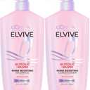 L'Oreal Paris Elvive Glycolic + Gloss Shine Boosting Shampoo and Conditioner Set, Cleanses and Smooths Dull, Porous Hair Into High-Shine, Glossy Hair, 1 Kit