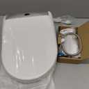 LEIVI Electric Bidet Toilet Seat with Wireless Remote and Side Panel, Multiple Spray Modes, Adjustable Heated Seat, Warm Water and Air Dryer, Auto LED Nightlight, Round