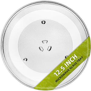 12.5" Microwave Glass Turntable Plate Fit for GE Microwave Glass Plate - Replace Microwave Glass Tray # WB39X10003 WB39X10002 W11367904 W10337247 AP6892124 - BY AMI PARTS