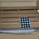 Gashell Wire Shelf Covers, Bamboo Wire Rack Covers for Pantry, Closet (5pcs, 22" W x 12" D)