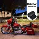 Chopped Razor Tour Pack Backrest Pad for Harley Touring Road Glide Road King Street Glide Electra Glide Road King 2009-2025 Chopped Tour Pack Universal All-Season Rear Back Support Pad Orange