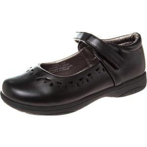 French Toast Girls Mary Jane Shoes School Kids Uniform Flats Ballet Strap Dress Formal Slip-On, Punched Topline (Size 1 Medium, Big Kid)