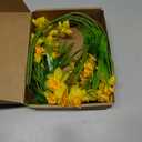 6Pcs Artificial Daffodils Flowers Narcissus Faux Flowers Stem Latex Yellow Flower Arrangement for Indoor Outdoor Home Decor Centerpiece DIY Wedding Bouquet (Yellow)