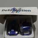 Collision Transforming Dinosaur Car Toy, 2 Magnetic Cars Transform into Dinosaur Toys for Kids Toddler Fun Deformation Robot Dino Car Christmas Birthday Gift Toys for Boys Girls(Blue Dragon)