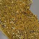 Mr. Pen- Small Christmas Tree Skirt 24 inch, Gold Sequin Tree Skirt, Christmas Skirt Tree, Xmas Tree Skirt