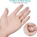 Invisible Ring Size Adjuster for Loose Rings Ring Adjuster Fit Any Rings, Assorted Sizes of Ring Sizer