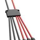 Solar connectors Tool-Free Solar Cable connectors Solar Connector for 3 Solar Panels Water Proof Solar Panel connectors 2 to 6 Y-Branch Parallel Adapter Solar Cable Extension2Y6,1PCS