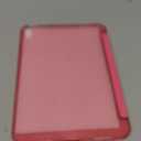 JETech Case for iPad (A16) 11th Generation 11 Inch 2025 / iPad 10th Generation 10.9 Inch 2022, Slim Smart Cover with Hard PC Translucent Back, Supports Touch ID, Auto Wake/Sleep (Pink)
