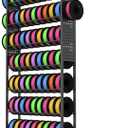 3D Printer Filament Rack with Wheels - 7-Tier Large Capacity Pegboard Organizer for Studio/Office 3D Printing Filament Storage (7 Tier)