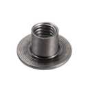 uxcell M10x25x1.6mm Tee Nut Carbon Steel T-Nut Mounting Hardware Fitting Fastener Through Hole Flange Insert Female Thread 30Pcs