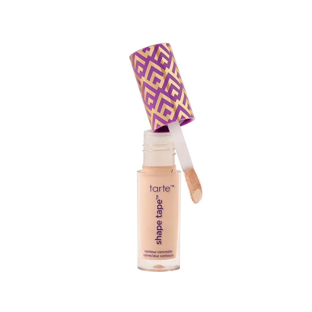 tarte shape tape concealer  Full-Coverage, Matte Finish for Under Eye, Dark Circles, Fine Lines, Redness & Discoloration, Longwear, Dermatologist-Tested, Vegan, Cruelty-Free (20B light (light skin with cool, pink undertones))