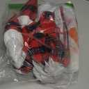 Juegoal Christmas Snowman Tree Topper, Large Plush Snowman Treetop Hugger with Red Black Plaid Top Hat & Scarf, Xmas Tree Ornament Supplies Holiday Winter Home Wonderland Party Decorations