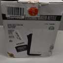 Secura Original Stainless Steel Double Wall Electric Water Kettle 1.8 Quart with Auto Shut-Off & Boil-Dry Protection, Black Onyx SWK-1701DA/HB-3227B