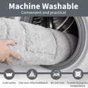 GRANNY SAYS Gray Bathroom Rug, Bath Mat for Bathroom Non-Slip, Super Soft and Water Absorbent, Microfiber Bath Rug, Machine Wash Dry, Bath Rug for Floor, Tub and Shower, 32" x 20"
