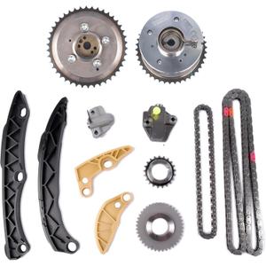 Timing Chain Kit Camshaft VVT Gear Replacement for Kia Sorento Optima Sportage Hyundai Sonata Tucson Santa Fe 2.4L 2.0L 2011-2018 243502G750 243702G750 231212G551