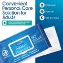 Inspire Adult Wet Wipes, Wash Cloths, Incontinence & Cleansing for Elderly Extra Large, 8"x12" (Pack of 8)
