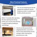Garage Door Opener Keypad Compatible with Liftmaster Chamberlain Craftsman Garage Door Opener with 315/390 MHZ Learn Button Since 1993, Replace 877Max 878Max Garage Door Keypad Wireless Keyless Entry
