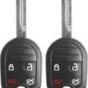 Remote Fobs Fits for Ford Explorer 2001-2015| Mustang 2005-2014| Expedition 2003-2017| Edge 2007-2015 Focus 2006-2011| Lincoln Mercury Sable 2000-2009 Mazda Keyless Entry CWTWB1U793 4D63 Chip 40/80bit (4Btn x2)