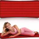 Red Light Therapy Mat for Body, Red Light Therapy Pad with Controller, 2 in 1 LEDs (660nm & 850nm), Adjustable Timer & Intensity