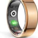 Smart Ring
Diyeeni Smart Ring, Universal Health with App, Sports Ring with Heart Rate Monitor, Sleep Monitor, Temperature, Pedometer, IP68 Waterproof, Life (21.5mm/0.85in)