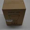 RACETOP 200 Pack 9 oz Clear Plastic Cups for Party, Disposable Clear Cup, Disposable Cups, Wine Glasses Cups, Plastic Cocktail Glasses