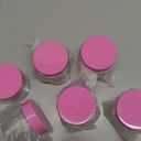 SATINIOR 6 Pack 2 oz Plastic Jars Containers with Lids Wide-mouth Refillable Leakproof Reusable Round Empty Jars for Travel Cosmetic Dry Food Spice Candy Cookie Home Kitchen Organizing(Pink)