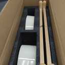 Elevated Ceramic Dog Bowl Set - Raised Dog Bowls with Non-Slip Bamboo Stand - Dog Food and Water Bowl Set - Double Dog Feeding Bowls - Suitable for Small and Medium Dogs - 28.74 OZ - 3.6 CUPS - 850 ML