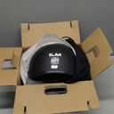 ILM Motorcycle Half Helmet with Sunshield Quick Release Strap Half Face Fit for Cruiser Scooter DOT Approved 883V (Medium, Matte Black)