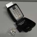 Car Window Punch Button Lock Box, Black Portable Car Key Lock Box, Sturdy Waterproof Large Capacity Lock Box for Turo, Ride Share, GetAround Anti-Theft Devices for Vehicles