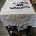 Graphic T-Shirt – White Base with Purple Graphic Print & Nittany Lions Oval Logo, 2XL