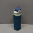 IN-FFINITY- 16oz Water Bottle - Insulated Stainless Steel with Straw SWIG & SIP Lid, 24h Cold & 12h Hot | Gym, Hiking, Travel & Kids Sports Metal Water Bottle with Carry Handle (GRASS GREEN)