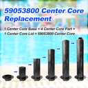 59053800 Center Core Replacement for EC-160353,EC-160355 150/175/200 sq.ft Clean and Clear Pool Filter
