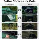 Cat Houses for Outdoor Cats, Outdoor Cat House Weatherproof with Insulation Layer for Warm, Foldable Cat Shelter, Cave Beds for Pets Up to 55lbs for Garden, Patio, or Backyard (Green-L)