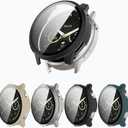 [4-Pack] Screen Protector Case Compitible with Garmin Venu 4 41mm Smartwatch, Ultra-Thin Scratch Resistant Cover with Tempered Glass for Women Men