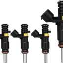 2005-2016 4PCS Fuel Injectors Compatible for MINI Clubman R55, Cooper Base R56 Cabrio R57,Coupe R58,Roadster R59,Countryman R60,Paceman R61, Replace 13537528176