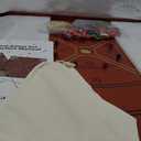 BZnota Carron Board Game Set, 27.5 Inch Crokinole/ Backgammon/ Bowling Game, Tabletop Flicking Game with Discs, All in One Board Game Set for Adults, Family Game Night