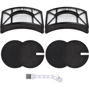 Filter Replacement for Bissell CleanView 2486, 2487, 2488, 2489, 24899, 2490, 2491, 2492, PowerClean 2494 Vacuum, Compare to Part # 1608225, 1604130, 1601972, 2 HEPA +2 Foam & Felt Filters