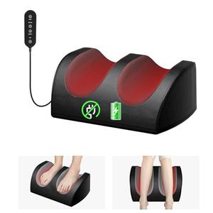 LINGTENG Rechargeable Foot Massager with Heat, Cordless Shiatsu Foot Massager for Cord Remote Control, Heated Massage with Roller, Portable for Home/Office Use, Dad Gifts, Mom Gifts