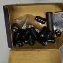 Gorilla Lug Nut, Acorn, 12 mm x 1.50 Thread, 60 Degree Seat, Closed End, Key, Steel, Black Chrome, Universal, Set of 20