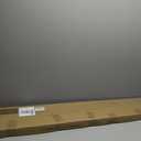 Marsmiles Floating Shelves for Wall - 56 Inch Wide x 8 Inch Deep x 1.4 Inch Thick Ash Wood Shelves Set of 1 - Rustic Dark Wood Shelves for Room Wall